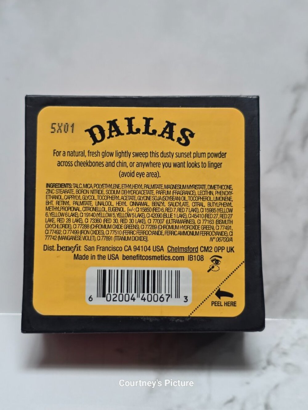 benefit DALLAS Blush (0.32 oz.) OLDER VERSION - Picture 5 of 6